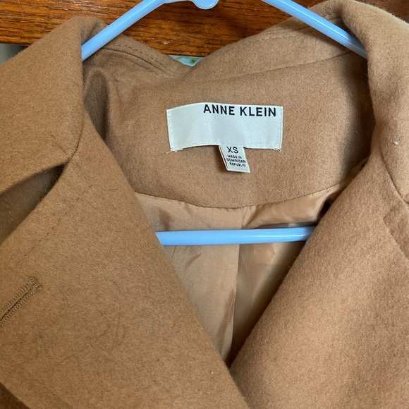Anne Klein Wool blend double breasted pea coat - Picture 3 of 10